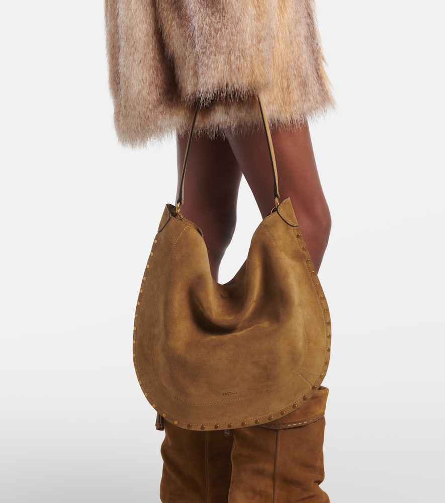 Isabel Marant Oskan Large suede shoulder bag