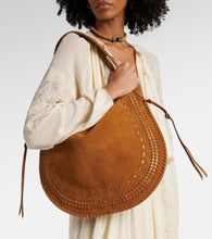 Isabel Marant Oskan Large suede tote bag