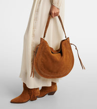 Isabel Marant Oskan Large suede tote bag