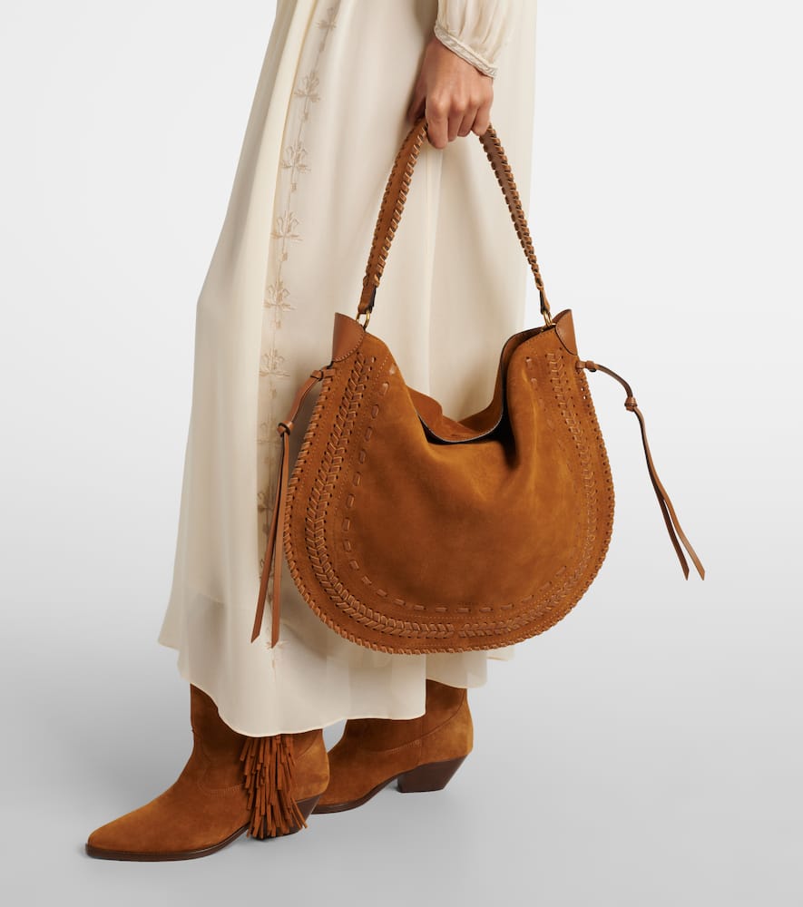 Isabel Marant Oskan Large suede tote bag