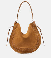 Isabel Marant Oskan Large suede tote bag. Shop Isabel Marant Shoulder Bags for women now.