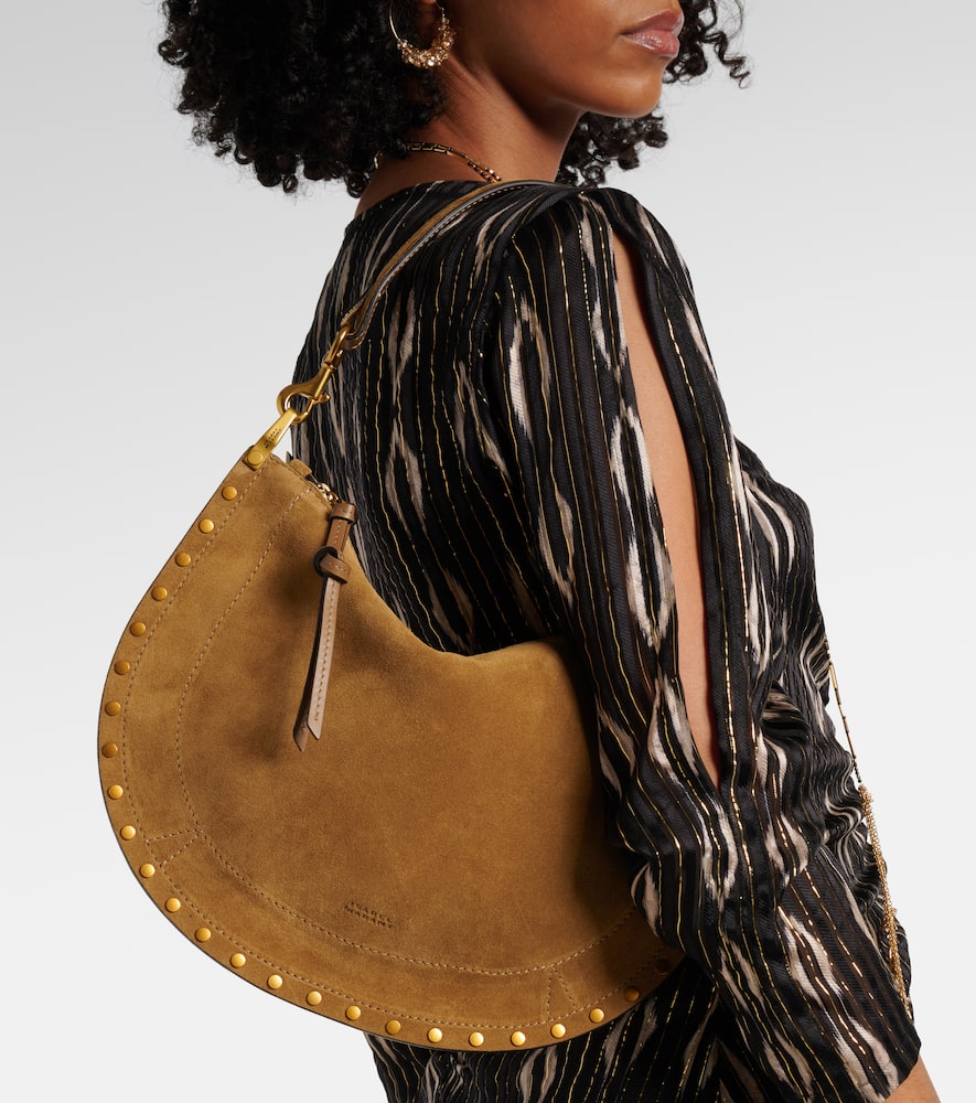 Isabel Marant Oskan Small suede shoulder bag
