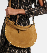 Isabel Marant Oskan Small suede shoulder bag