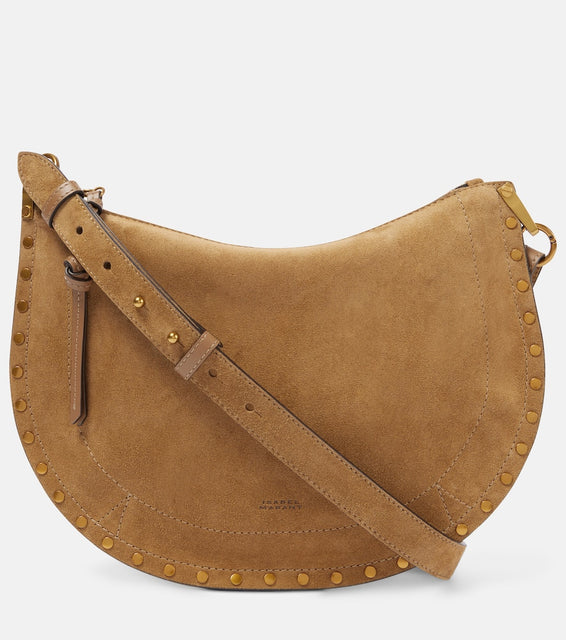 Isabel Marant Oskan Small suede shoulder bag. Shop Isabel Marant Shoulder Bags for women now.