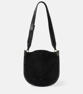 Isabel Marant Oskan suede shoulder bag. Shop Isabel Marant Shoulder Bags for women now.