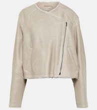 Isabel Marant Ostya shearling-lined leather jacket