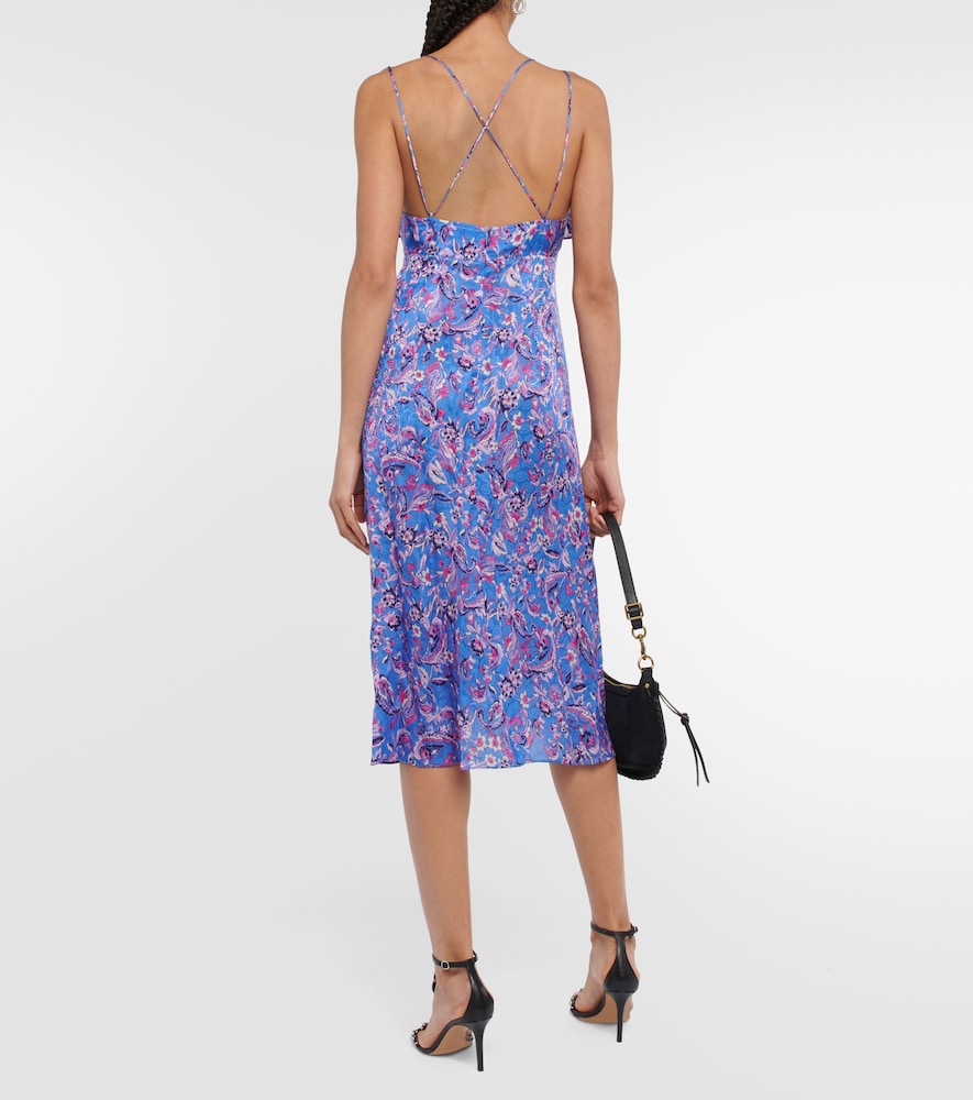 Isabel Marant Paysa printed silk-blend midi dress