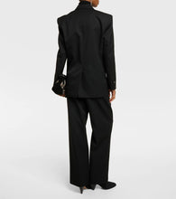 Isabel Marant Peagan satin-trimmed wool tuxedo jacket