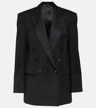 Isabel Marant Peagan satin-trimmed wool tuxedo jacket