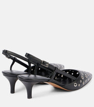 Isabel Marant Pilia leather slingback pumps