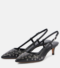 Isabel Marant Pilia leather slingback pumps