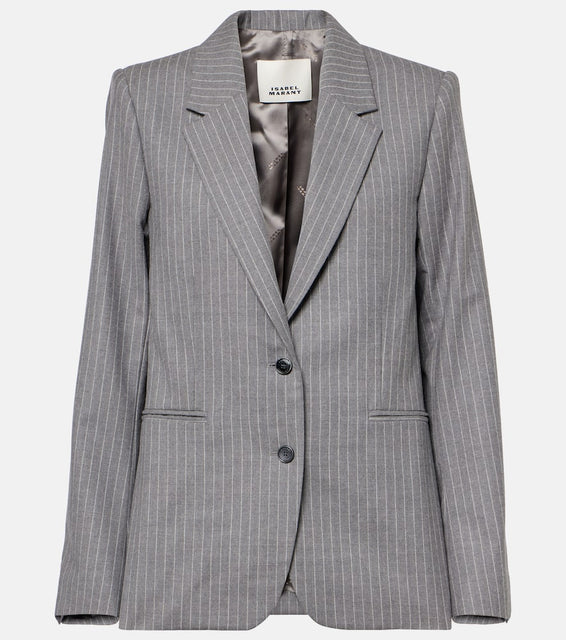 Isabel Marant Reva pinstripe wool blazer