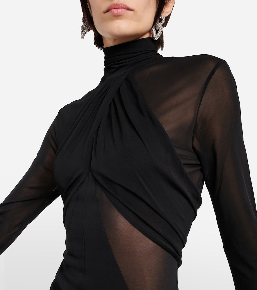 Isabel Marant Rimma semi-sheer gown