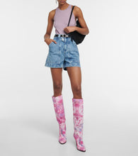 Isabel Marant Ririo printed leather knee-high boots