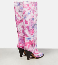 Isabel Marant Ririo printed leather knee-high boots
