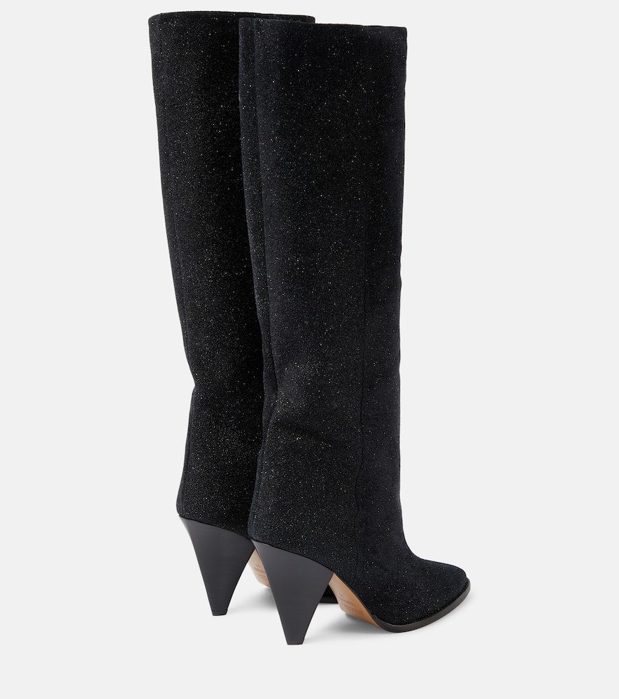 Isabel Marant Ririo suede knee-high boots
