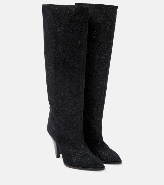 Isabel Marant Ririo suede knee-high boots