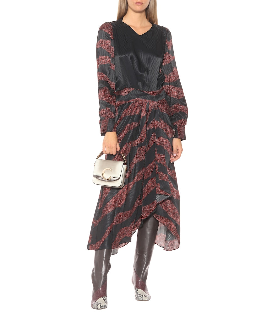 Isabel Marant Romina printed silk-blend midi dress