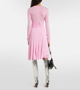 Isabel Marant Rosemagd asymmetric jersey midi dress