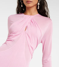 Isabel Marant Rosemagd asymmetric jersey midi dress