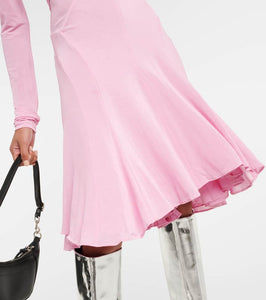 Isabel Marant Rosemagd asymmetric jersey midi dress