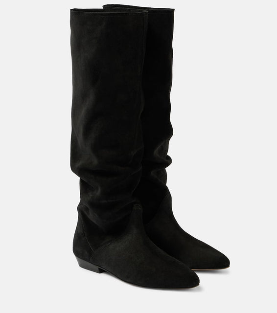 Isabel Marant Sayla suede knee-high boots