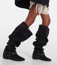Isabel Marant Selize suede over-the-knee boots
