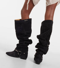 Isabel Marant Selize suede over-the-knee boots