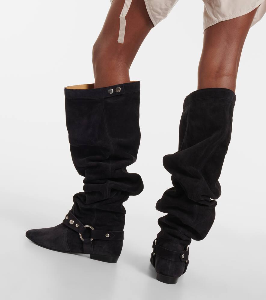 Isabel Marant Selize suede over-the-knee boots