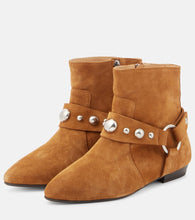 Isabel Marant Siago embellished suede ankle boots