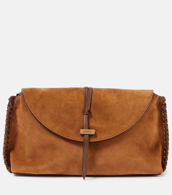 Isabel Marant Silao suede shoulder bag. Shop Isabel Marant Shoulder Bags for women now.
