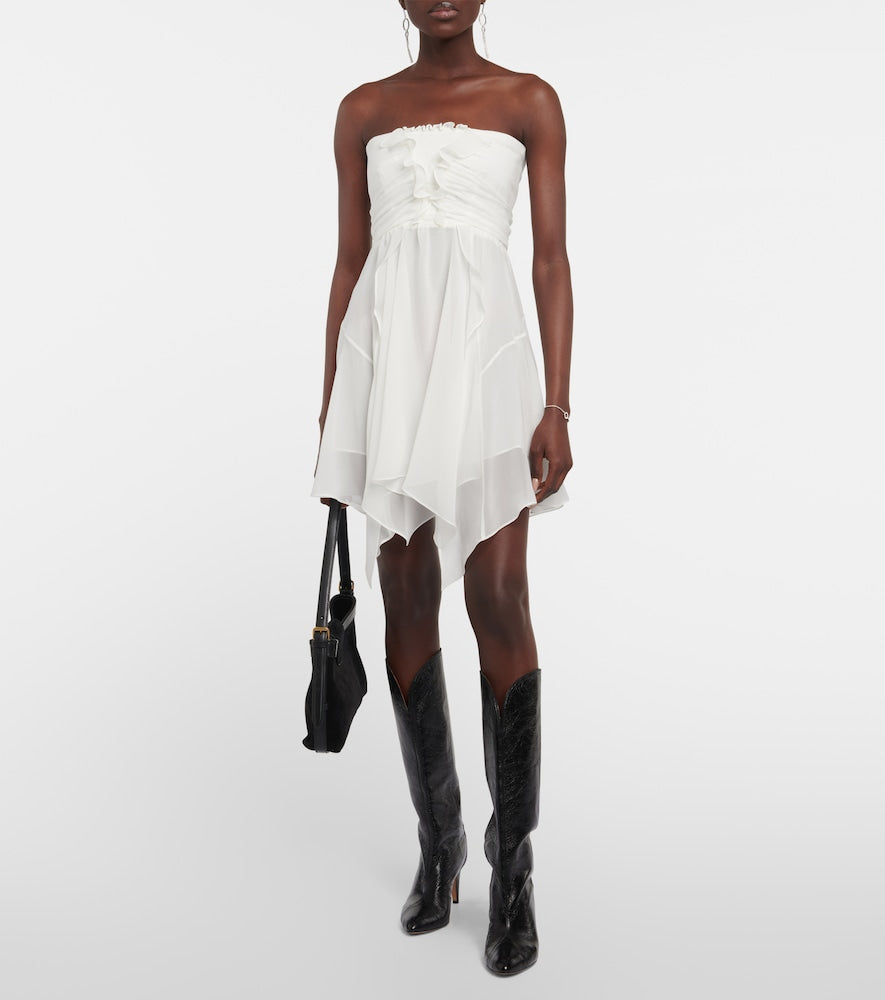 Isabel Marant Tiffen silk chiffon minidress