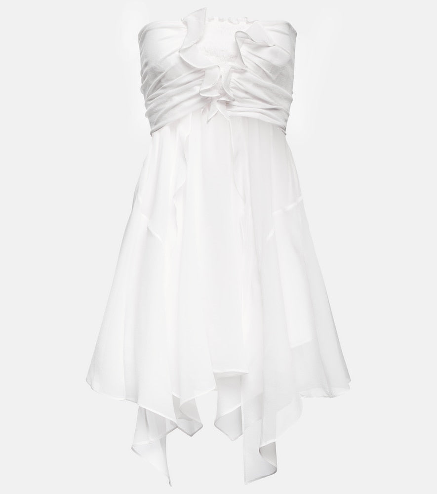 Isabel Marant Tiffen silk chiffon minidress. Isabel Marant Tiffen 真丝雪纺迷你连衣裙