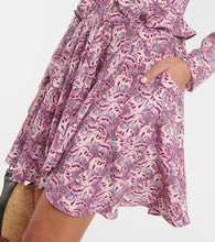 Isabel Marant Usmara printed silk-blend minidress