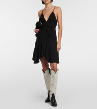 Isabel Marant Uziela gathered crêpe minidress