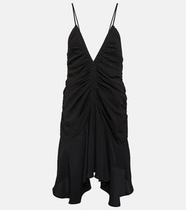 Isabel Marant Uziela gathered crêpe minidress
