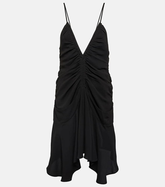 Isabel Marant Uziela gathered crêpe minidress