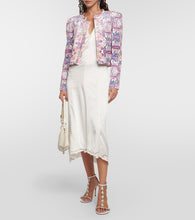 Isabel Marant Valian printed cropped jacket