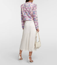 Isabel Marant Valian printed cropped jacket