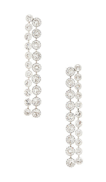 Isabel Marant Wild Shore Earrings in Metallic Silver