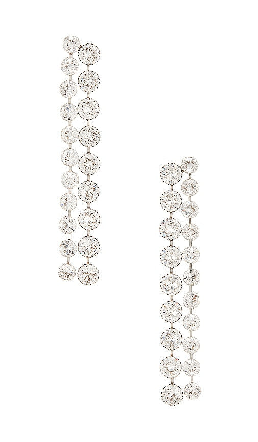 Isabel Marant Wild Shore Earrings in Metallic Silver