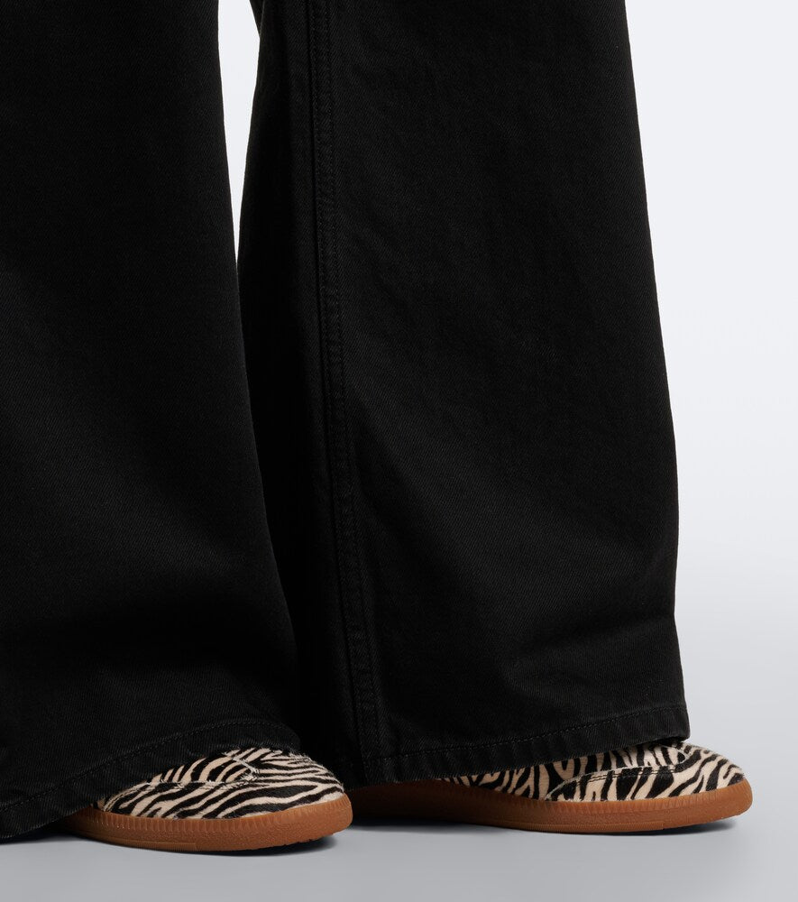 Isabel Marant Beth zebra-print calf hair sneakers in Multicoloured - Low-Top Sneakers