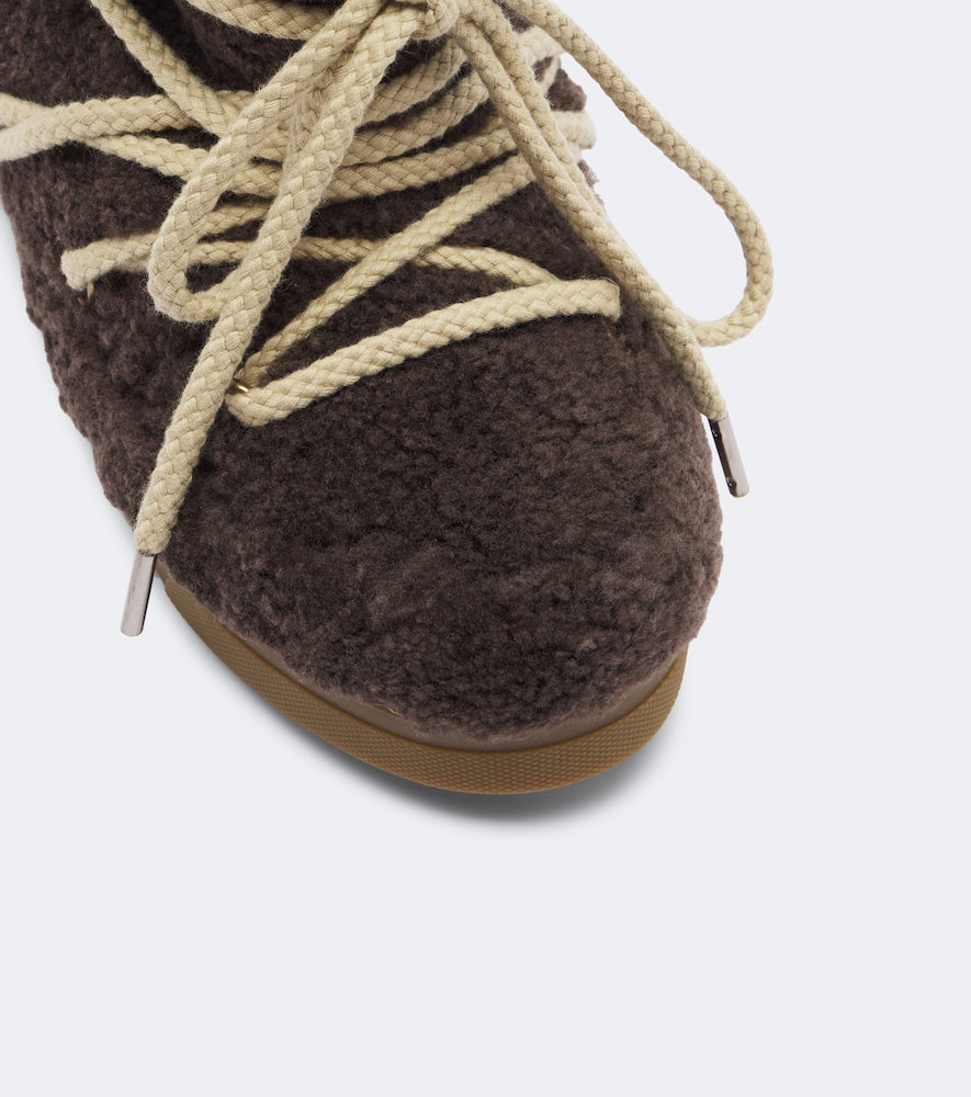 Isabel Marant Nowles shearling snow boots (Brown) - Flat Boots