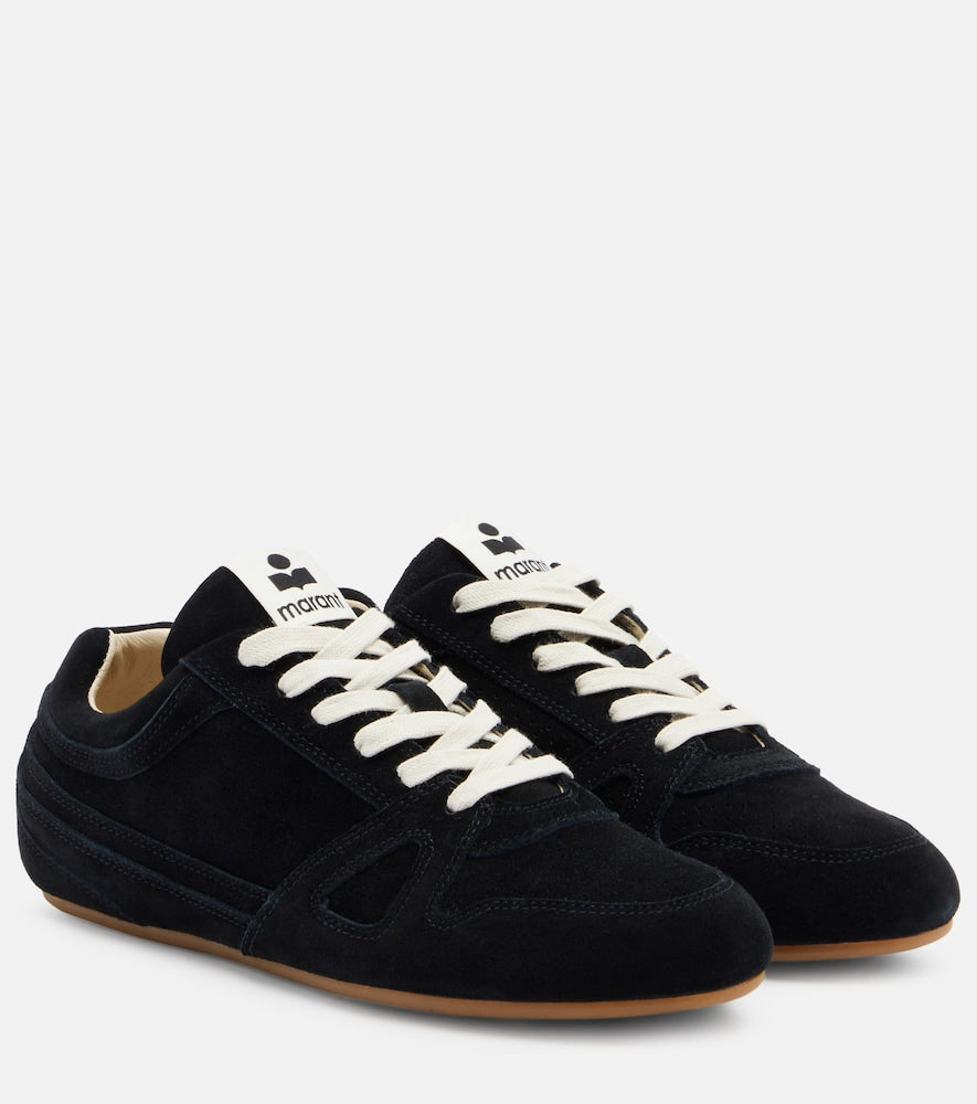 Black Isabel Marant Senny suede sneakers - Low-Top Sneakers