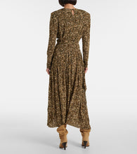 Isabel Marant Zeidi draped leopard-print maxi dress