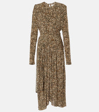 Isabel Marant Zeidi draped leopard-print maxi dress. Isabel Marant Zeidi 垂褶豹纹长裙