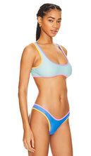 It's Now Cool 90's Duo Crop Bikini Top in Blue