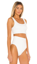 It's Now Cool Contour Crop Bikini Top in White