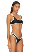 It's Now Cool The 90's Duo Crop Bikini Top in Black