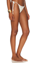 It's Now Cool The Shell Tie Bikini Bottom in White
